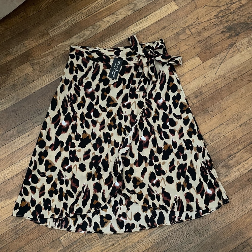 Leopard Print Skirt